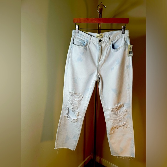 NWT L’ AGENCE Adele High Rise Crop Stovepipe - Picture 3 of 8